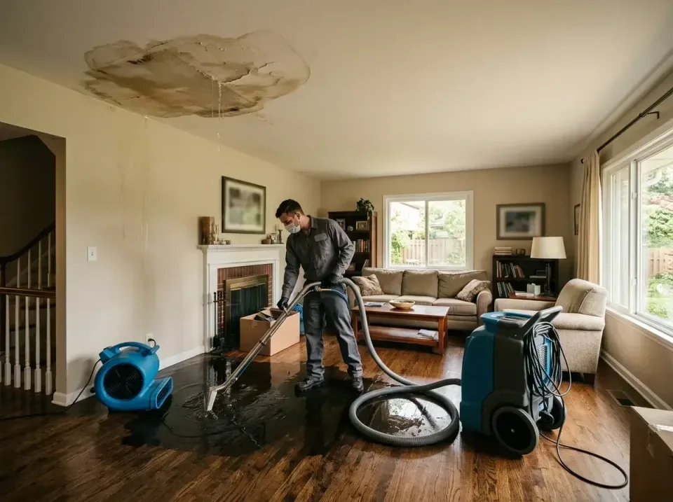attic-pipe-burst-ceiling-drip-008 — frequently asked questions, Water Damage Restoration & Carpet Care in New Providence, NJ
